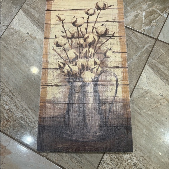 Kirkland wood Rustic Floral Wall Art - Picture 2 of 8